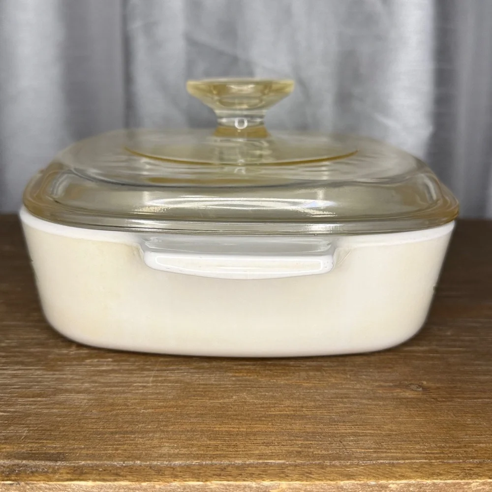 Corningware Spice of Life Collection 1 QT Centura Vegetable Band with Pyrex Lid